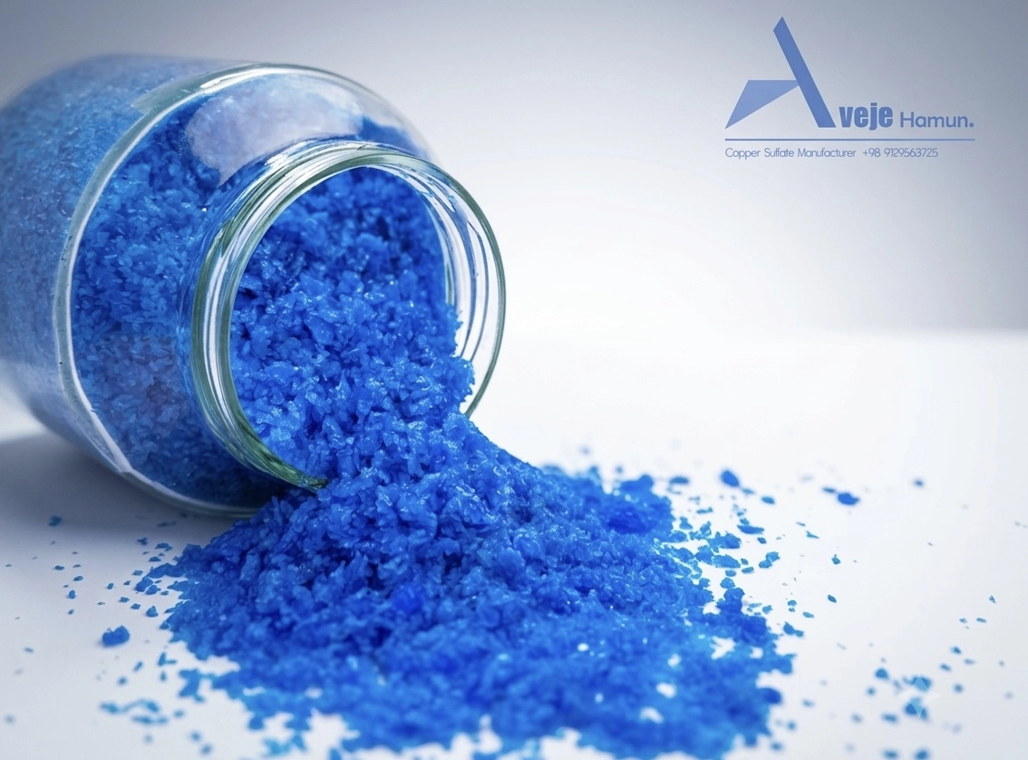 سولفات مس آویژه با خلوص بالا و فاقد نیترات جهت درمان قطعی قارچ درختان